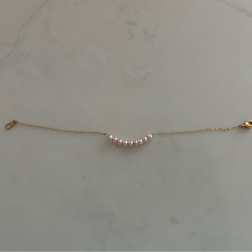 Pink Pearl Bracelet